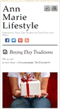 Mobile Screenshot of lifestyle.annmarie.com