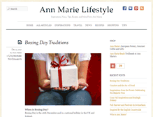 Tablet Screenshot of lifestyle.annmarie.com